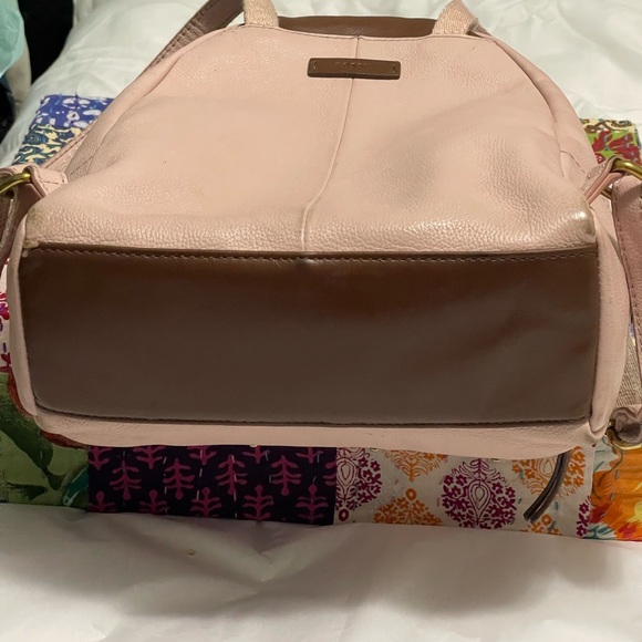 COPY - Fossil Felicity leather backpack pale pink with studs - Picture 8 of 16